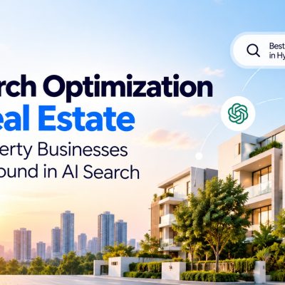 AI Search Optimization helps real estate businesses improve visibility across modern AI-powered search experiences.