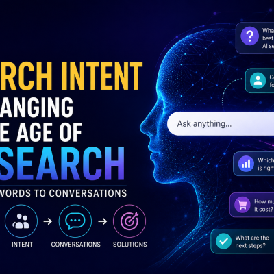 Search is evolving from keyword-based queries to conversational, intent-driven AI search.